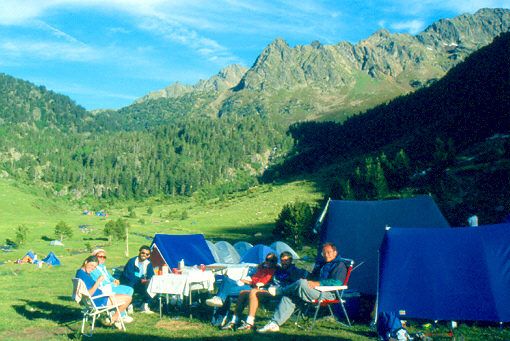 Camp base al Pl&agrave; de Boet