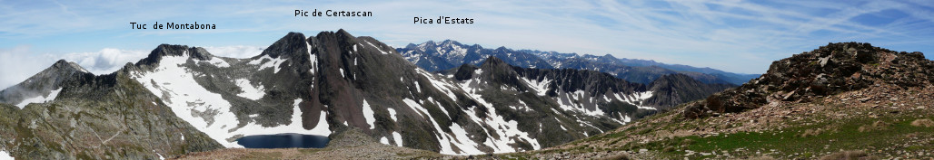 Panor&agrave;mica des del Pic de Flamisella