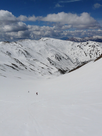 La baixada amb una neu primavera excel&middot;lent